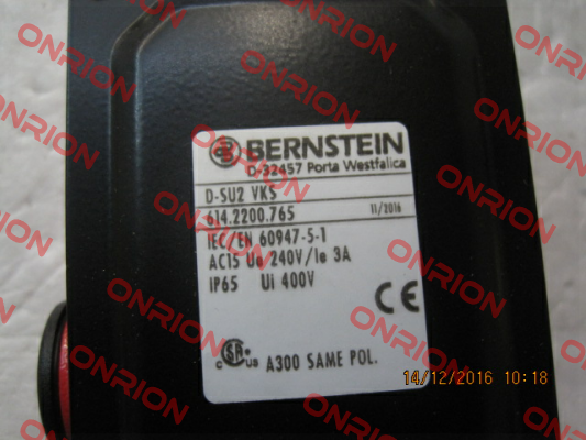 P/N: 6142200765 Type: D-SU2 VKS 90GR  Bernstein