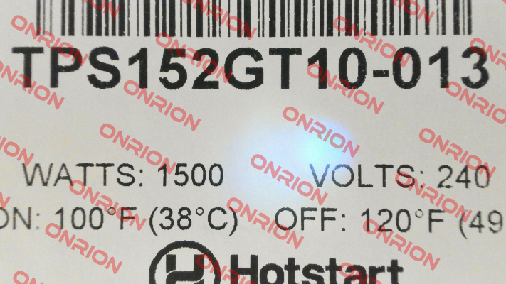TPS152GT10-013 /  240 V 1500 W Hotstart