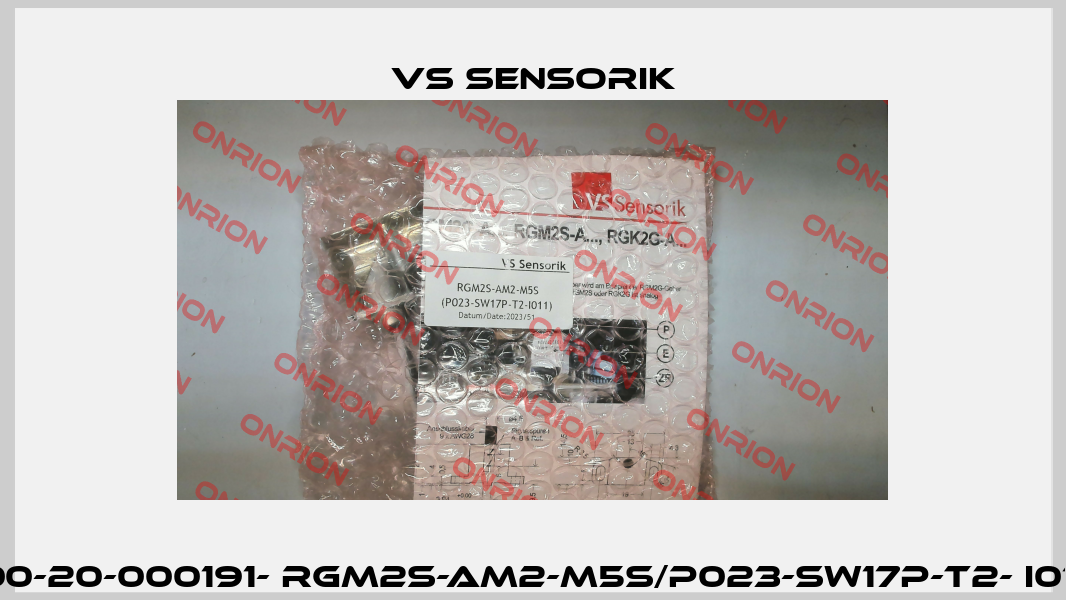 00-20-000191- RGM2S-AM2-M5S/P023-SW17P-T2- I011 VS Sensorik