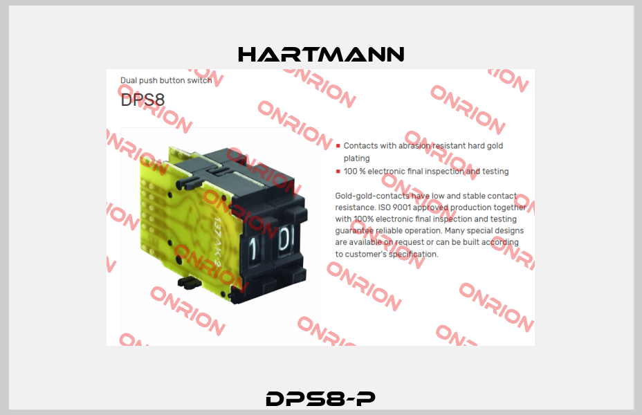 DPS8-P Hartmann