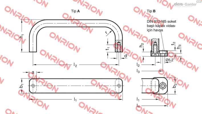 GN 668-20-170-B-SW Elesa Ganter