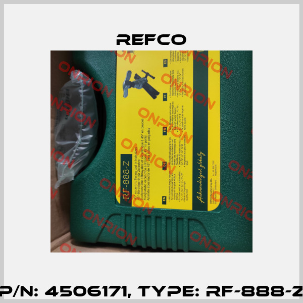 p/n: 4506171, Type: RF-888-Z Refco
