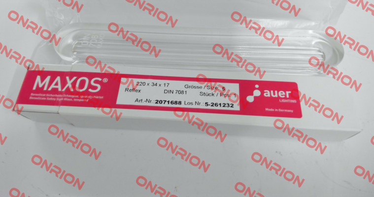 DIN 7081-R 220x34x17mm Maxos