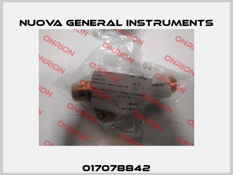 017078842 Nuova General Instruments