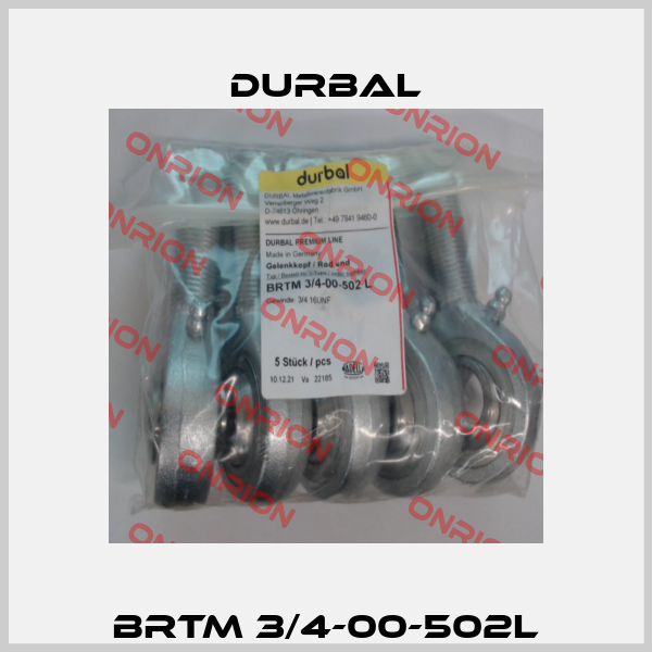 BRTM 3/4-00-502L Durbal