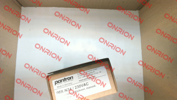 p/n: 9IMX151, Type: IMX-N34/230VAC Pantron