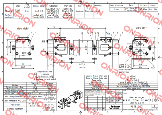 (KS12-1347)KS12-FCN-423C L800 HS Cooler