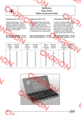 DIN 471/472  Seeger Orbis