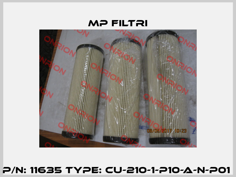 P/N: 11635 Type: CU-210-1-P10-A-N-P01  MP Filtri