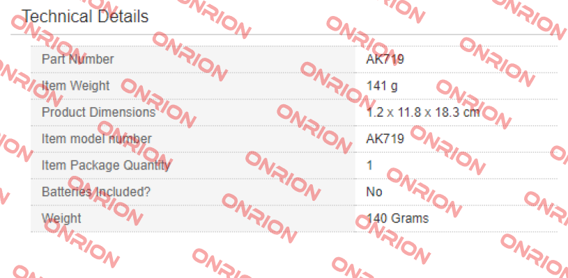 AK719  Sealey