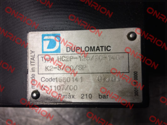 HC2P-125/90-140-K2-S/20/SP  OEM  Duplomatic