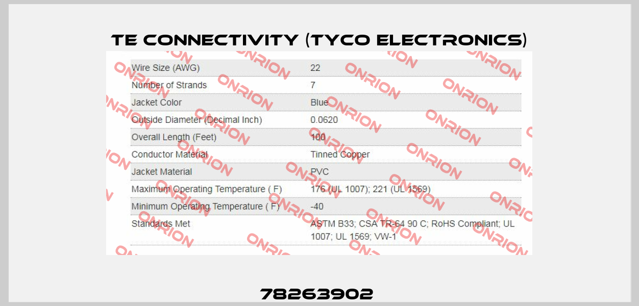 78263902  TE Connectivity (Tyco Electronics)