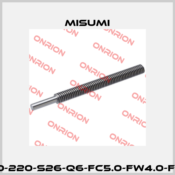 MTSTRA10-220-S26-Q6-FC5.0-FW4.0-FY0.5-MC5  Misumi
