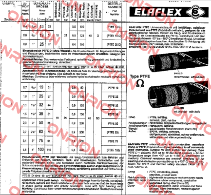 PTFE 25 Elaflex