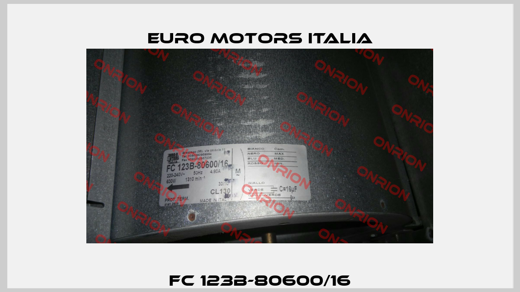 FC 123B-80600/16 Euro Motors Italia