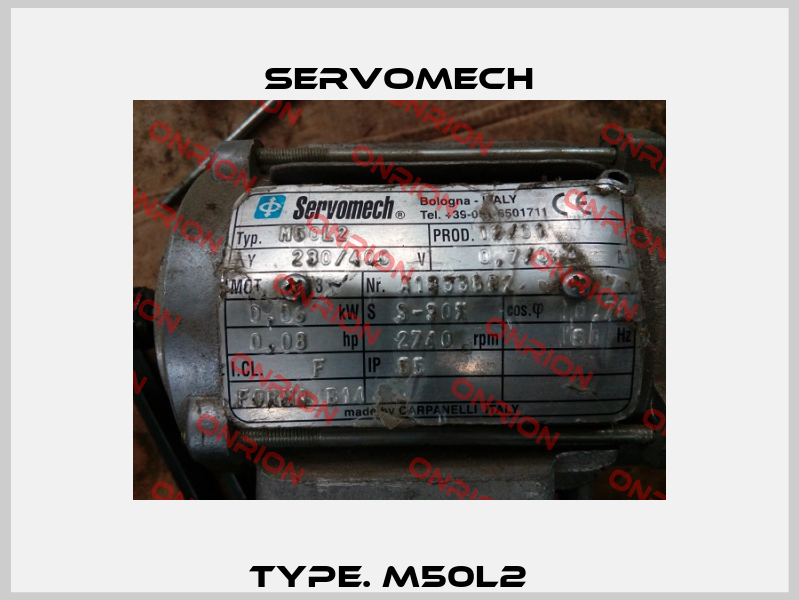 Type. M50L2   Servomech
