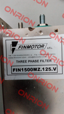 FIN1500MZ.125.V Finmotor