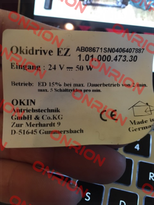 EZ AB08671 12V+ 50W Okin