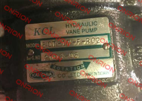 50T-17-F-R02—1 KCL HYDRAULIC PUMPS