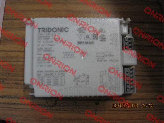 22176407 / PC 1/2x18 TC PRO Tridonic