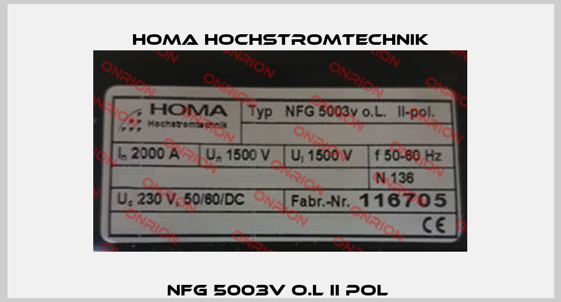 NFG 5003v o.L II pol  HOMA Hochstromtechnik