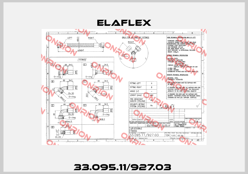 33.095.11/927.03  Elaflex