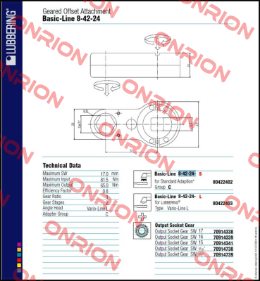 Basic-Line 8-42-24-S  Lubbering