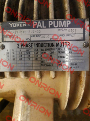 PM 37 -01B -3.7-20 obsolete, replacement   PM37-01B-3,7-30 Yuken