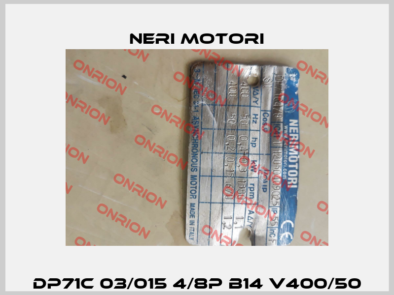 DP71C 03/015 4/8P B14 V400/50 Neri Motori