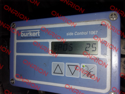 side Control 1067, SN:52102, Nr:00642292 - should be ordered a new position measuring system, please provide ordering code of the valve on which the controller is installed Burkert
