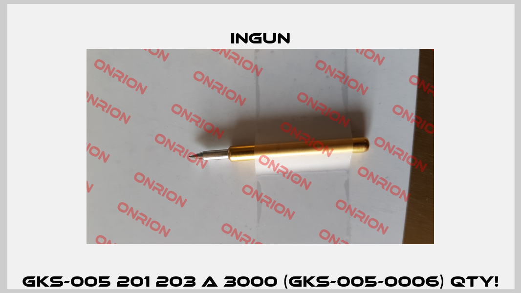GKS-005 201 203 A 3000 (GKS-005-0006) QTY! Ingun