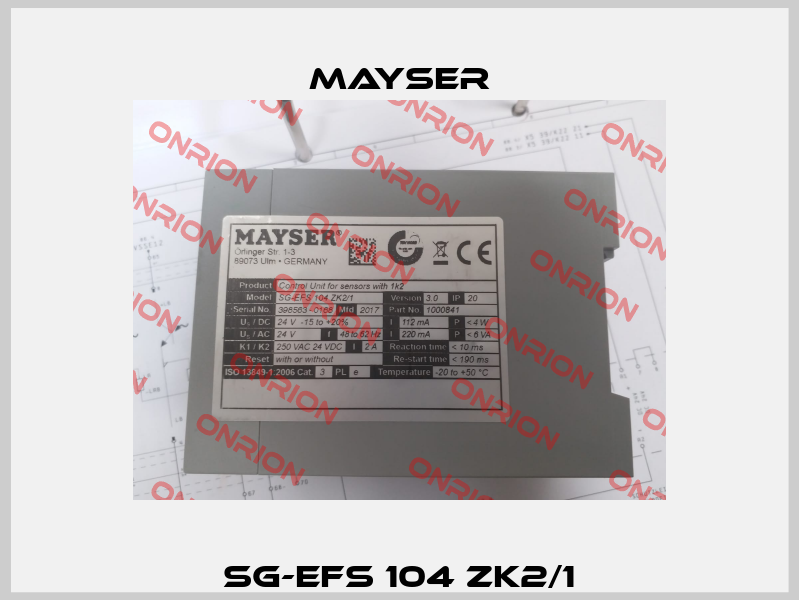 SG-EFS 104 ZK2/1 Mayser