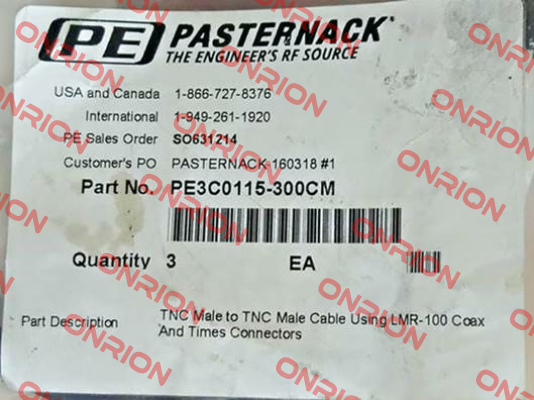 PE3C0115-300CM Pasternack