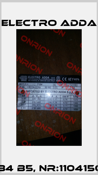 FC71B4 B5, Nr:1104150280 Electro Adda