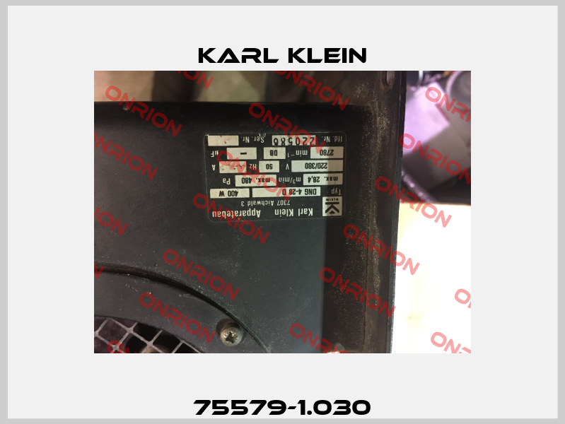 75579-1.030 Karl Klein