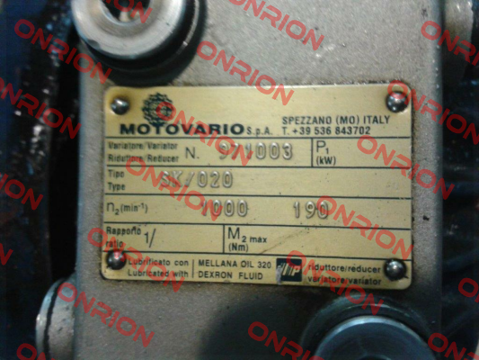 Nr 971003 Motovario