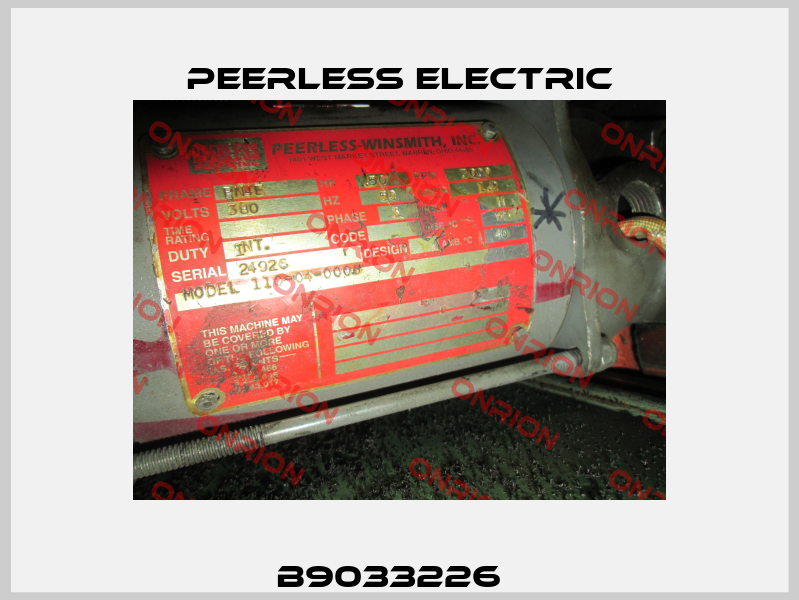 B9033226   Peerless Electric