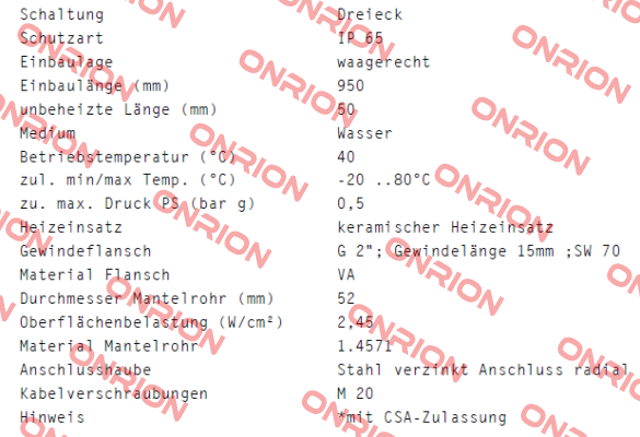 90/G2-95 CSA  Schniewindt