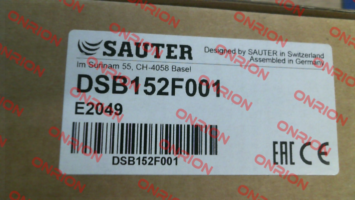 DSB152F001 Sauter