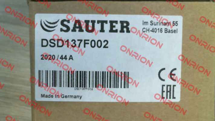 DSD137F002 Sauter