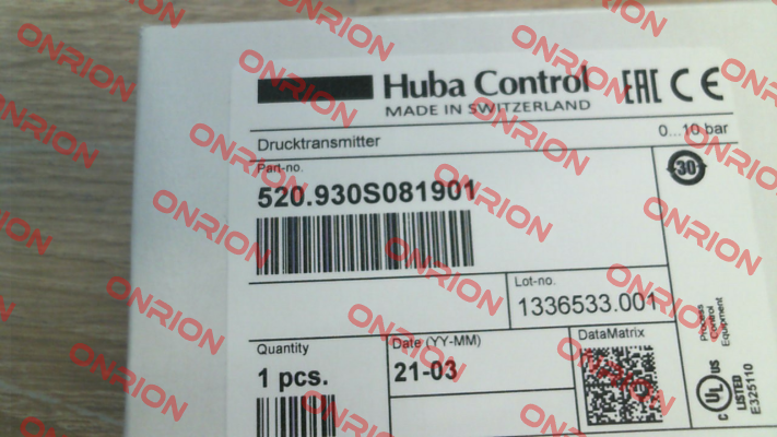 520.930S081901 Huba Control