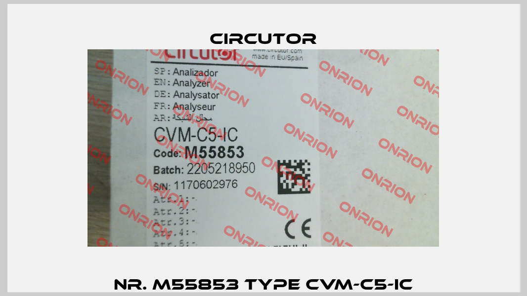 Nr. M55853 Type CVM-C5-IC Circutor