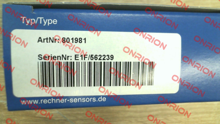 P/N: 801981, Type: KAS-80-A13-A-M18-PTFE/VAb-Y5-1-HP Rechner