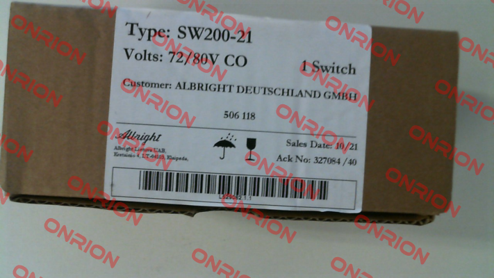 SW 200-21 (506118) Albright