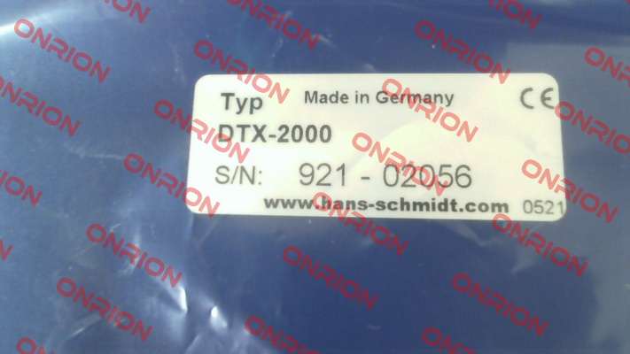 DTX-2000 Hans Schmidt