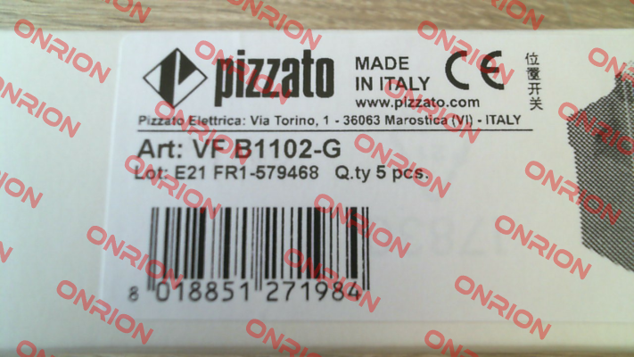 VF B1102-G Pizzato Elettrica