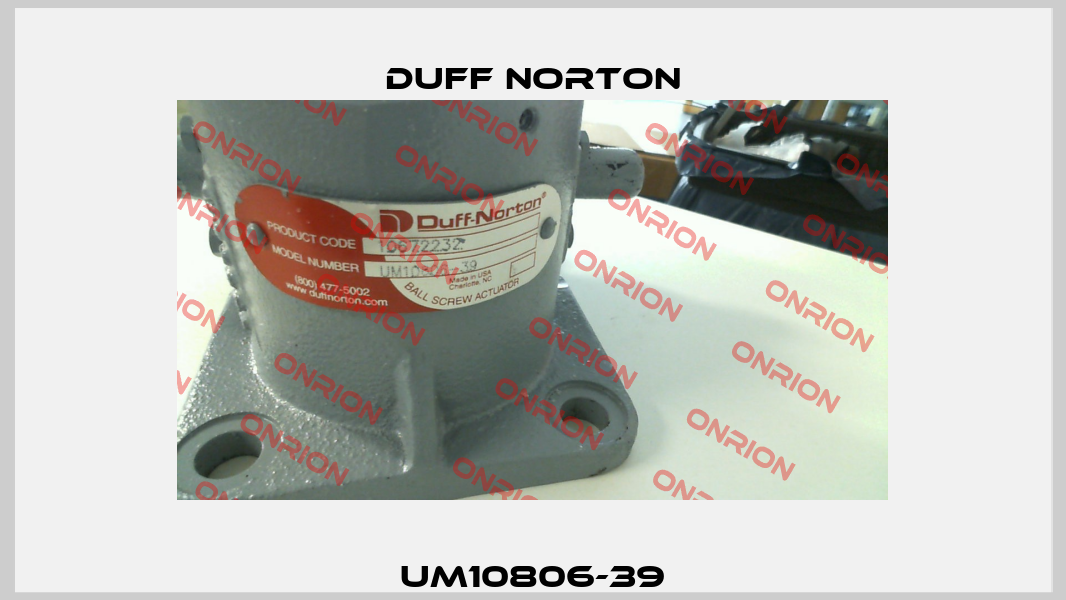 UM10806-39 Duff Norton