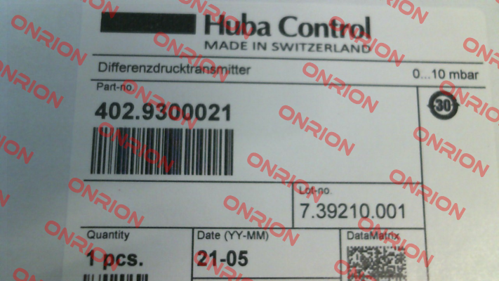 402.9300021 Huba Control