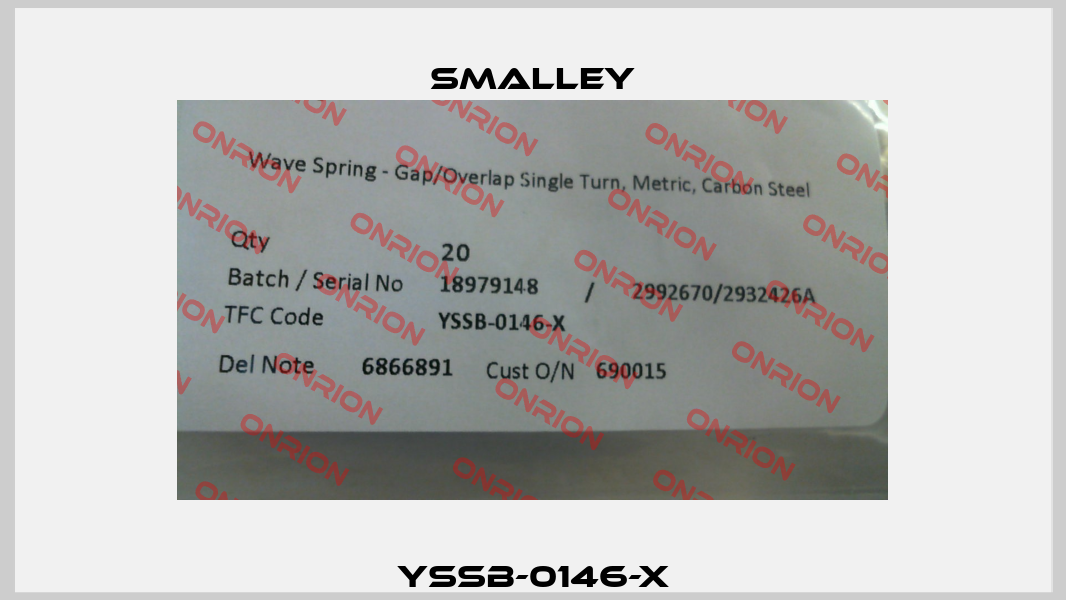 YSSB-0146-X SMALLEY