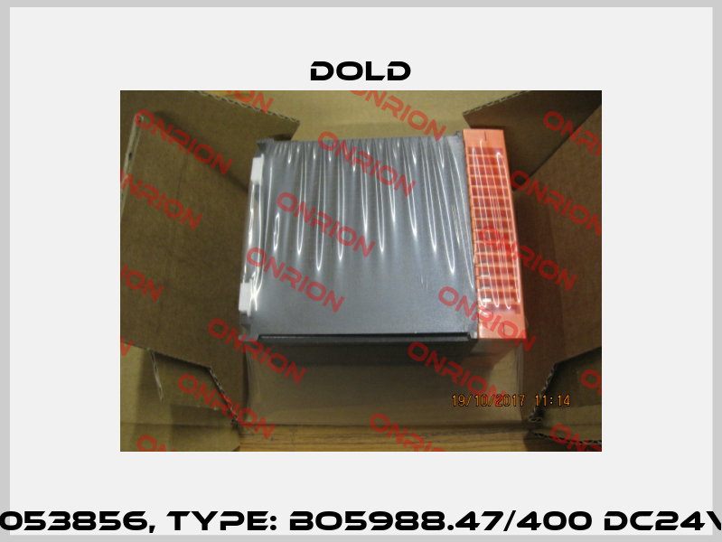 p/n: 0053856, Type: BO5988.47/400 DC24V 1-10S Dold
